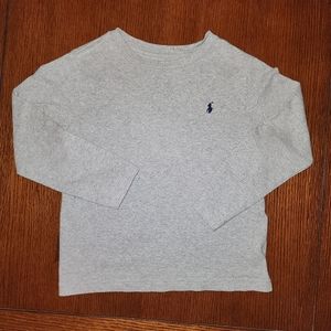 Polo Ralph Lauren gray long sleeve shirt boys small